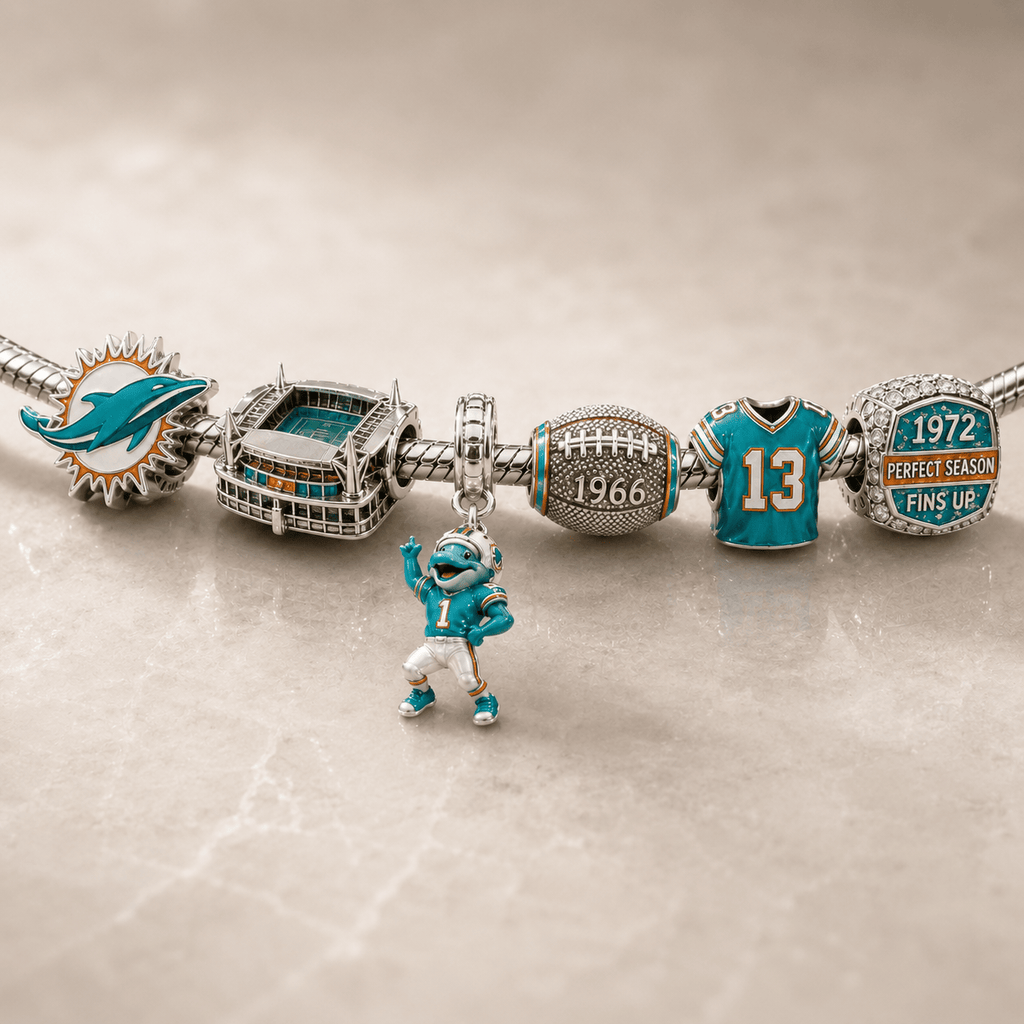 MDP Silver Charm Bracelet Set NTVA