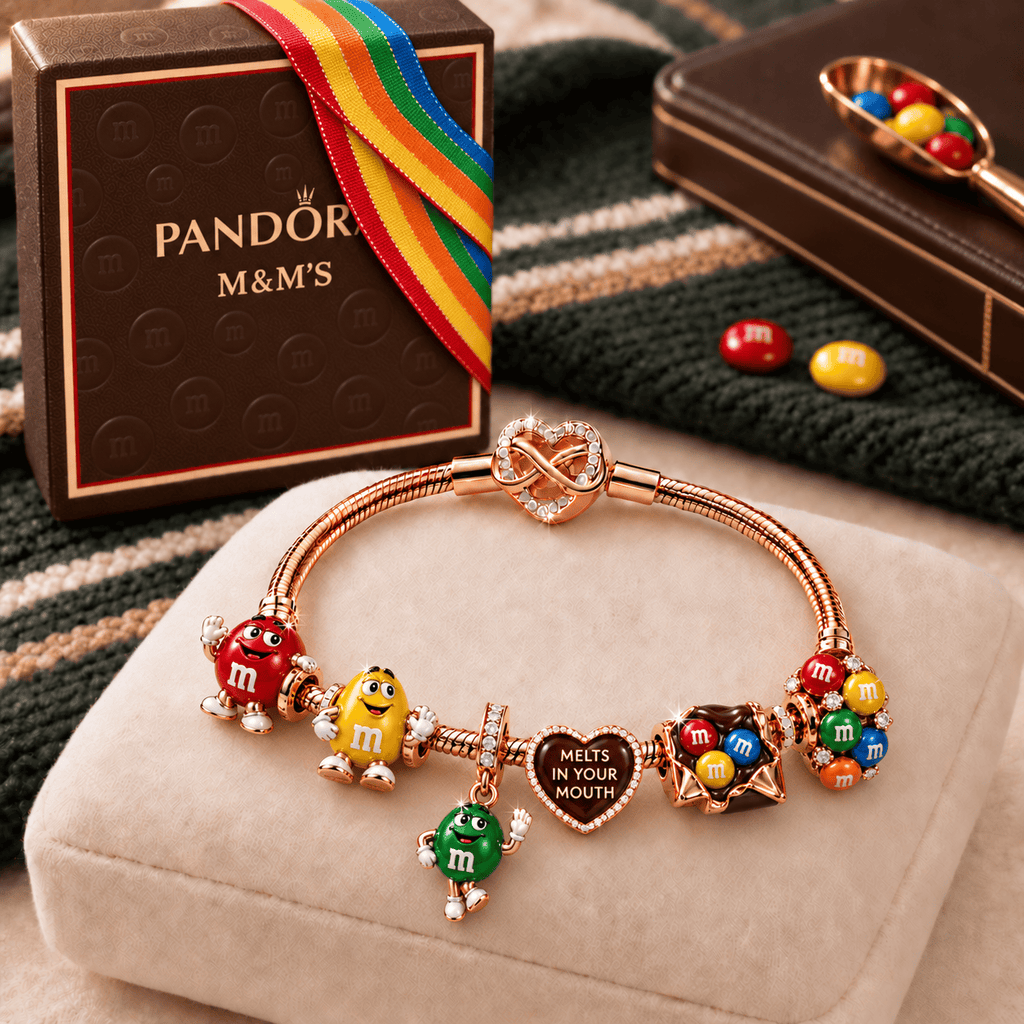 MM Rose Gold Charm Bracelet Set TMH