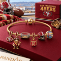 SF49 Gold Charm Bracelet Set HQH