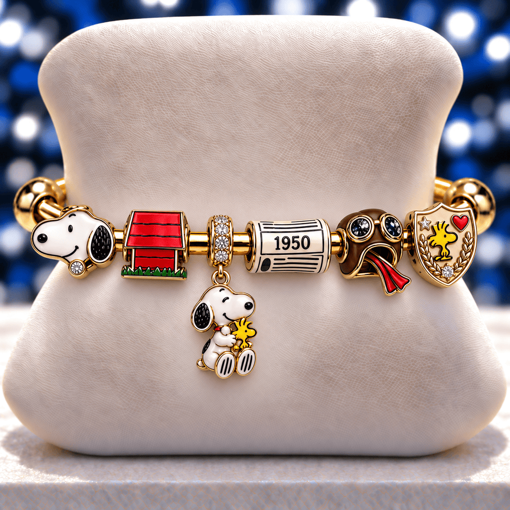 SPNY Silver Charm Bracelet Set NTVA