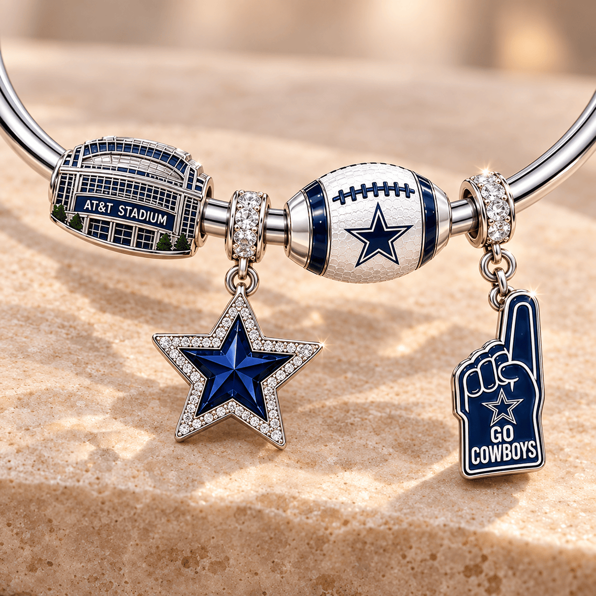 DLCB Silver Charm Bracelet Set TMH
