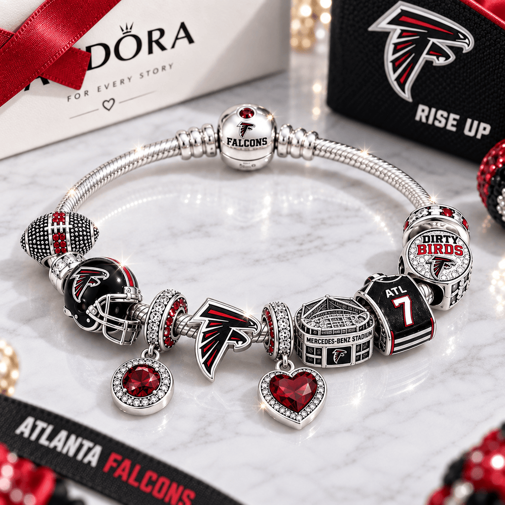 ATF Silver Charm Bracelet Set BMD
