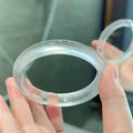 Myanmar Round Bracelet Natural Jade Ice Jade bangle Small Jewelry Light Green Fashion Accessories Lucky Stone Gift for Mothe